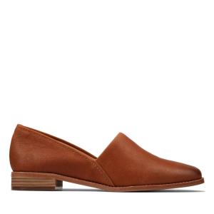 Brown Clarks Pure Easy Women's Loafers | CLK205TQD